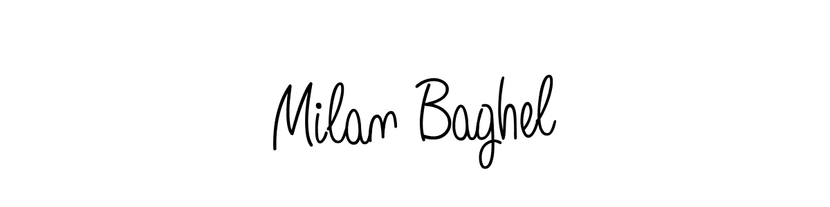 This is the best signature style for the Milan Baghel name. Also you like these signature font (Angelique-Rose-font-FFP). Mix name signature. Milan Baghel signature style 5 images and pictures png