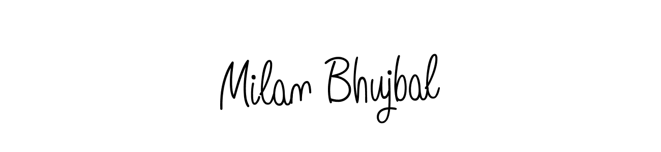 Best and Professional Signature Style for Milan Bhujbal. Angelique-Rose-font-FFP Best Signature Style Collection. Milan Bhujbal signature style 5 images and pictures png
