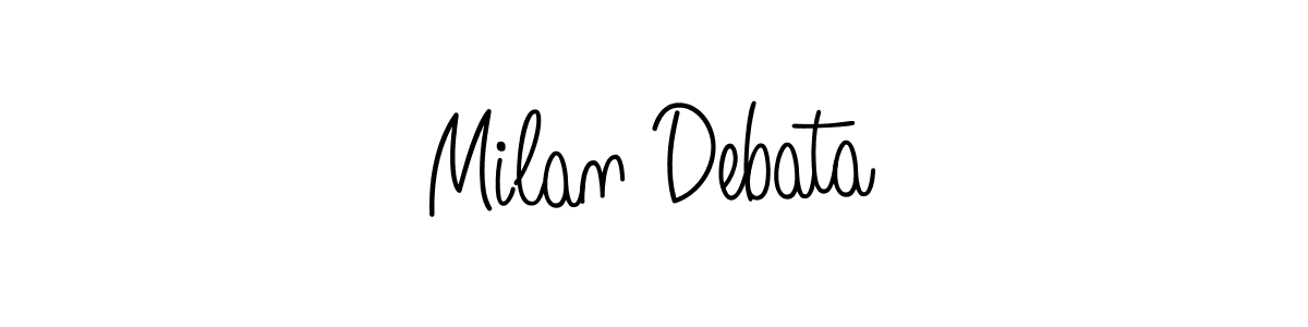 Check out images of Autograph of Milan Debata name. Actor Milan Debata Signature Style. Angelique-Rose-font-FFP is a professional sign style online. Milan Debata signature style 5 images and pictures png