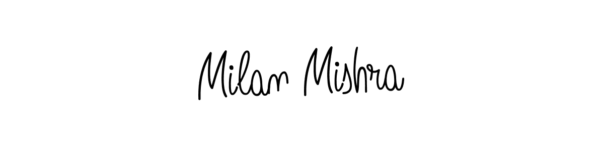 Once you've used our free online signature maker to create your best signature Angelique-Rose-font-FFP style, it's time to enjoy all of the benefits that Milan Mishra name signing documents. Milan Mishra signature style 5 images and pictures png