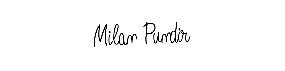 Best and Professional Signature Style for Milan Pundir. Angelique-Rose-font-FFP Best Signature Style Collection. Milan Pundir signature style 5 images and pictures png