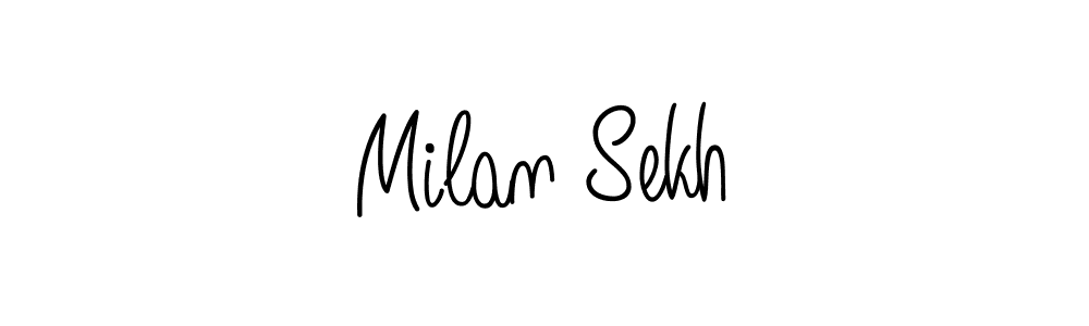 Best and Professional Signature Style for Milan Sekh. Angelique-Rose-font-FFP Best Signature Style Collection. Milan Sekh signature style 5 images and pictures png