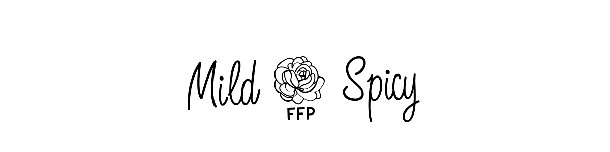 Create a beautiful signature design for name Mild 2 Spicy. With this signature (Angelique-Rose-font-FFP) fonts, you can make a handwritten signature for free. Mild 2 Spicy signature style 5 images and pictures png