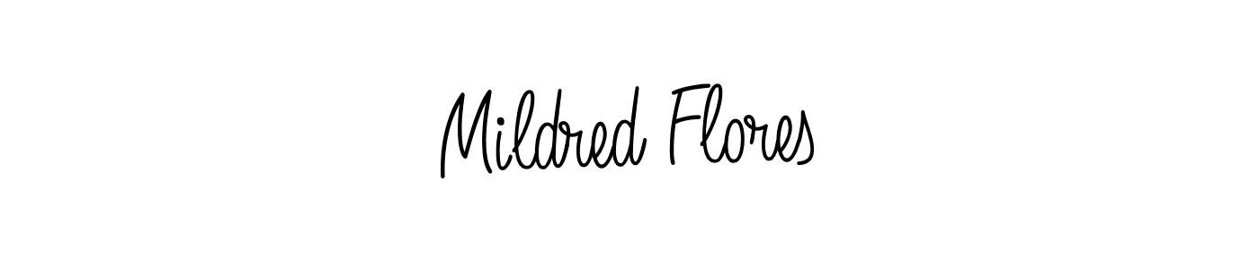 Make a short Mildred Flores signature style. Manage your documents anywhere anytime using Angelique-Rose-font-FFP. Create and add eSignatures, submit forms, share and send files easily. Mildred Flores signature style 5 images and pictures png