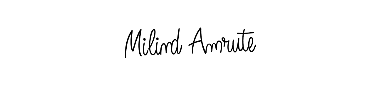 Once you've used our free online signature maker to create your best signature Angelique-Rose-font-FFP style, it's time to enjoy all of the benefits that Milind Amrute name signing documents. Milind Amrute signature style 5 images and pictures png