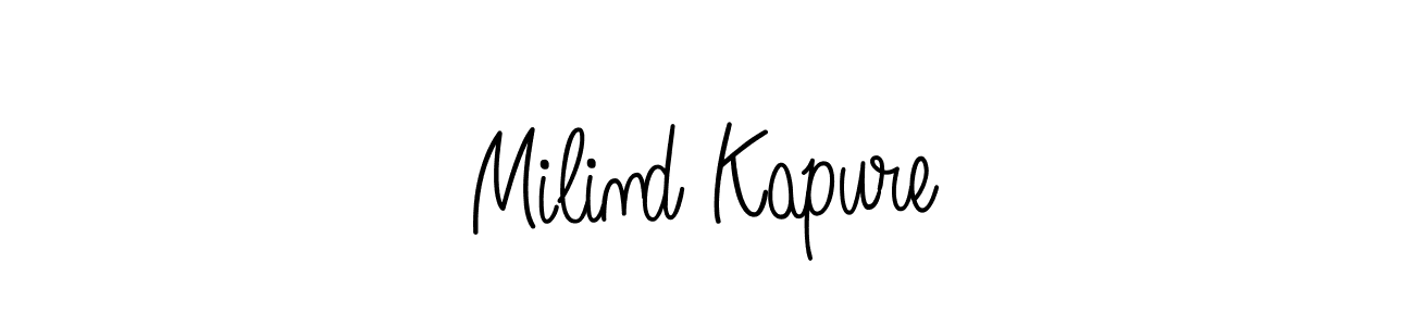 Check out images of Autograph of Milind Kapure name. Actor Milind Kapure Signature Style. Angelique-Rose-font-FFP is a professional sign style online. Milind Kapure signature style 5 images and pictures png