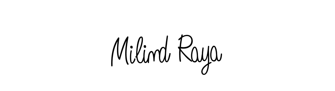 Once you've used our free online signature maker to create your best signature Angelique-Rose-font-FFP style, it's time to enjoy all of the benefits that Milind Raya name signing documents. Milind Raya signature style 5 images and pictures png