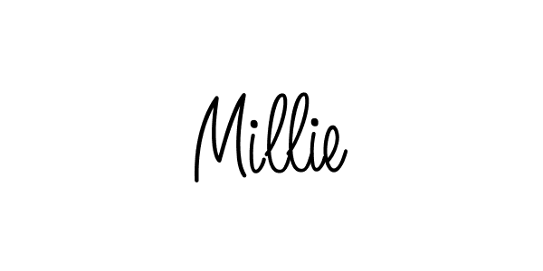Also You can easily find your signature by using the search form. We will create Millie name handwritten signature images for you free of cost using Angelique-Rose-font-FFP sign style. Millie signature style 5 images and pictures png