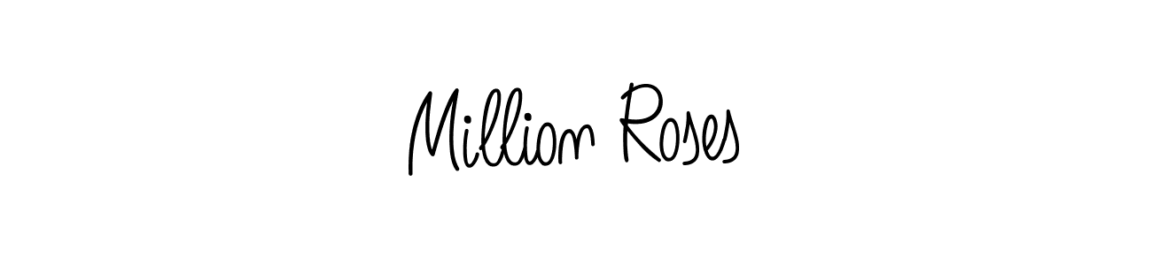 Also we have Million Roses name is the best signature style. Create professional handwritten signature collection using Angelique-Rose-font-FFP autograph style. Million Roses signature style 5 images and pictures png