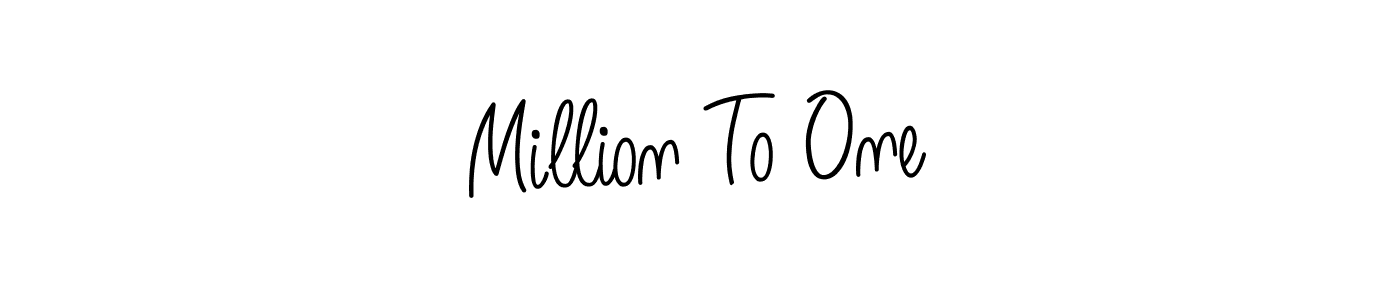 You can use this online signature creator to create a handwritten signature for the name Million To One. This is the best online autograph maker. Million To One signature style 5 images and pictures png