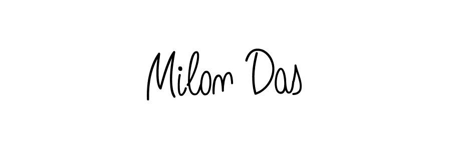 Similarly Angelique-Rose-font-FFP is the best handwritten signature design. Signature creator online .You can use it as an online autograph creator for name Milon Das. Milon Das signature style 5 images and pictures png