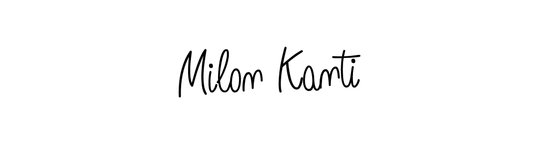 Also we have Milon Kanti name is the best signature style. Create professional handwritten signature collection using Angelique-Rose-font-FFP autograph style. Milon Kanti signature style 5 images and pictures png