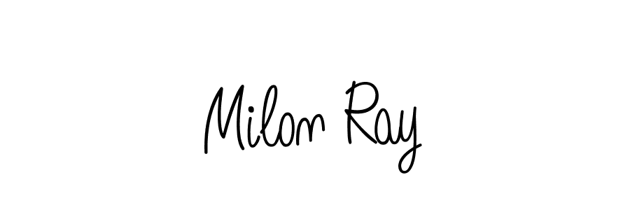 You can use this online signature creator to create a handwritten signature for the name Milon Ray. This is the best online autograph maker. Milon Ray signature style 5 images and pictures png