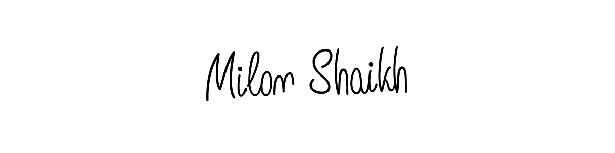 Here are the top 10 professional signature styles for the name Milon Shaikh. These are the best autograph styles you can use for your name. Milon Shaikh signature style 5 images and pictures png