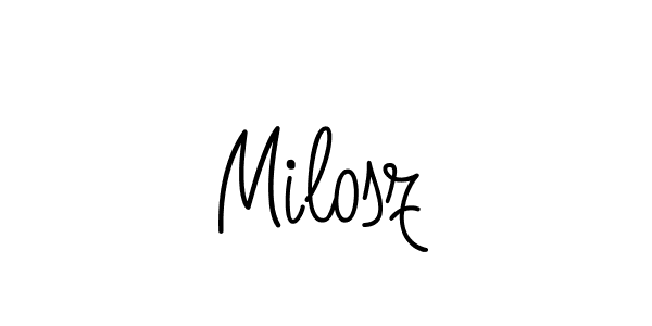 It looks lik you need a new signature style for name Milosz. Design unique handwritten (Angelique-Rose-font-FFP) signature with our free signature maker in just a few clicks. Milosz signature style 5 images and pictures png