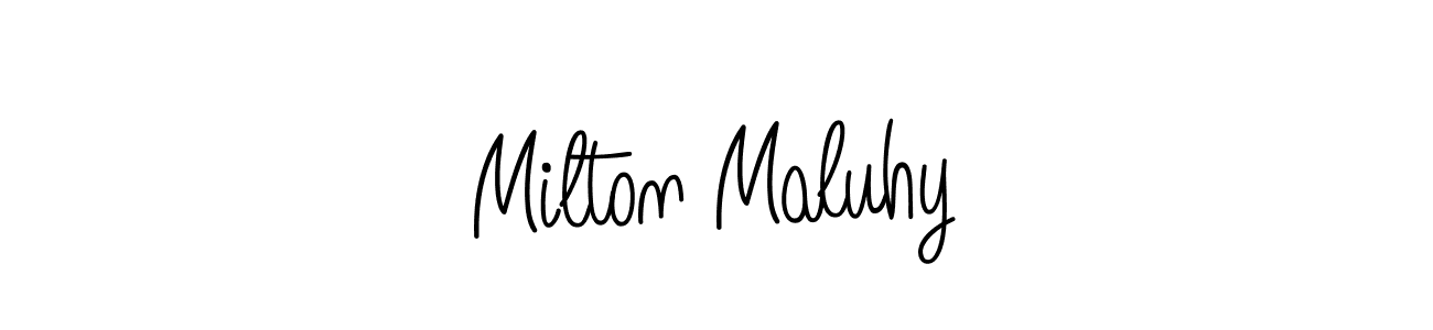 Here are the top 10 professional signature styles for the name Milton Maluhy. These are the best autograph styles you can use for your name. Milton Maluhy signature style 5 images and pictures png