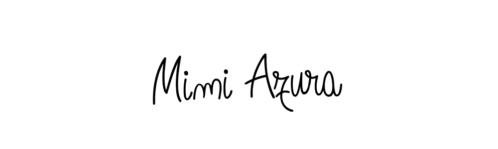 You should practise on your own different ways (Angelique-Rose-font-FFP) to write your name (Mimi Azura) in signature. don't let someone else do it for you. Mimi Azura signature style 5 images and pictures png