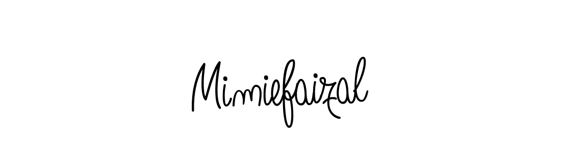 Once you've used our free online signature maker to create your best signature Angelique-Rose-font-FFP style, it's time to enjoy all of the benefits that Mimiefaizal name signing documents. Mimiefaizal signature style 5 images and pictures png