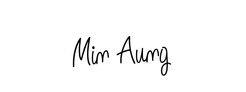 Create a beautiful signature design for name Min Aung. With this signature (Angelique-Rose-font-FFP) fonts, you can make a handwritten signature for free. Min Aung signature style 5 images and pictures png