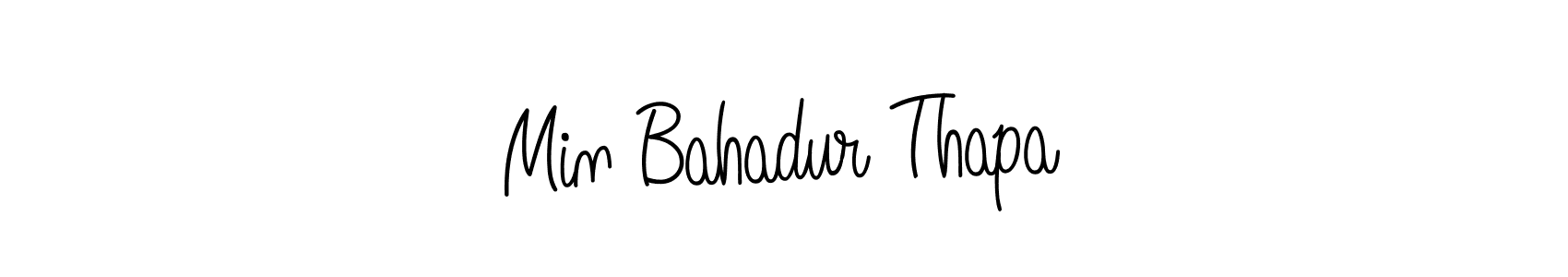 Once you've used our free online signature maker to create your best signature Angelique-Rose-font-FFP style, it's time to enjoy all of the benefits that Min Bahadur Thapa name signing documents. Min Bahadur Thapa signature style 5 images and pictures png
