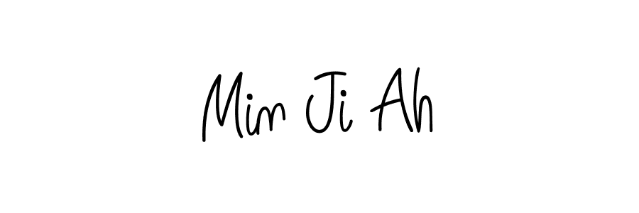 if you are searching for the best signature style for your name Min Ji Ah. so please give up your signature search. here we have designed multiple signature styles  using Angelique-Rose-font-FFP. Min Ji Ah signature style 5 images and pictures png