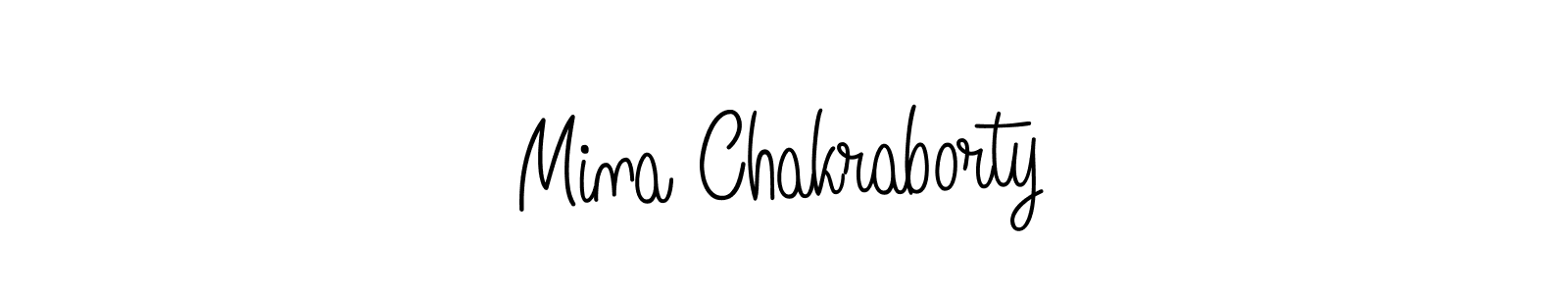 Make a beautiful signature design for name Mina Chakraborty. Use this online signature maker to create a handwritten signature for free. Mina Chakraborty signature style 5 images and pictures png