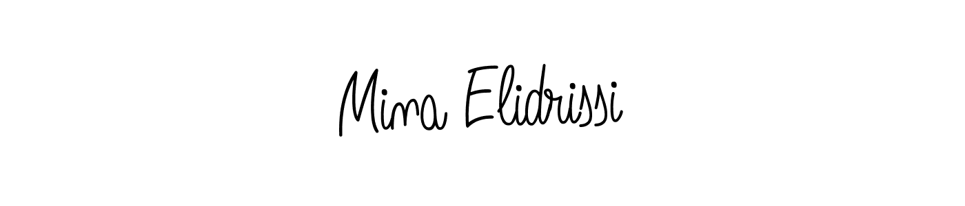 How to Draw Mina Elidrissi signature style? Angelique-Rose-font-FFP is a latest design signature styles for name Mina Elidrissi. Mina Elidrissi signature style 5 images and pictures png