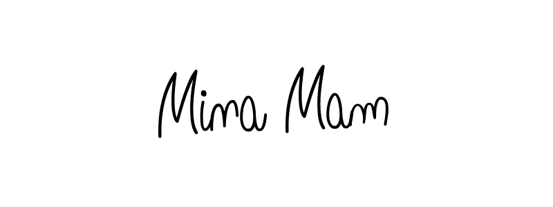 You can use this online signature creator to create a handwritten signature for the name Mina Mam. This is the best online autograph maker. Mina Mam signature style 5 images and pictures png