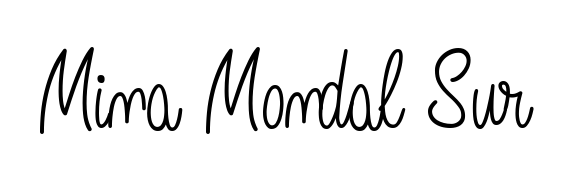 Elevate your brand with a stunning Mina Mondal Sur eSignature. The Angelique-Rose-font-FFP style provides a balanced, flowing aesthetic for everyday signing. Mina Mondal Sur signature style 5 images and pictures png
