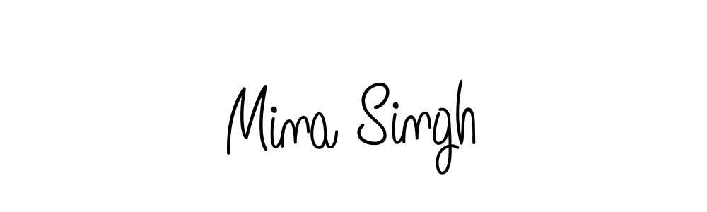 How to Draw Mina Singh signature style? Angelique-Rose-font-FFP is a latest design signature styles for name Mina Singh. Mina Singh signature style 5 images and pictures png