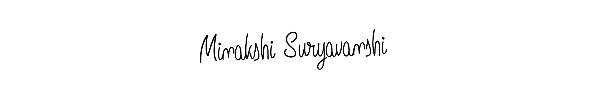 How to make Minakshi Suryavanshi signature? Angelique-Rose-font-FFP is a professional autograph style. Create handwritten signature for Minakshi Suryavanshi name. Minakshi Suryavanshi signature style 5 images and pictures png