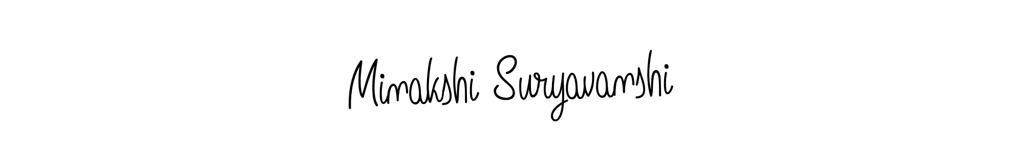 How to make Minakshi Suryavanshi signature? Angelique-Rose-font-FFP is a professional autograph style. Create handwritten signature for Minakshi Suryavanshi name. Minakshi Suryavanshi signature style 5 images and pictures png