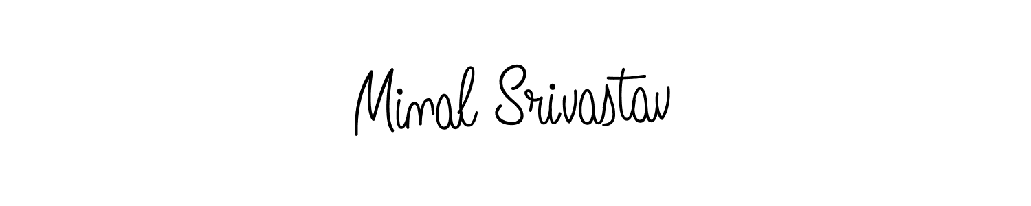 It looks lik you need a new signature style for name Minal Srivastav. Design unique handwritten (Angelique-Rose-font-FFP) signature with our free signature maker in just a few clicks. Minal Srivastav signature style 5 images and pictures png