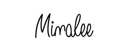 The Angelique-Rose-font-FFP handwriting style adds charm and authenticity to name Minalee. A wonderful choice for personal thank-you notes. Minalee signature style 5 images and pictures png