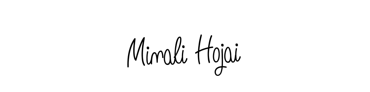 The best way (Angelique-Rose-font-FFP) to make a short signature is to pick only two or three words in your name. The name Minali Hojai include a total of six letters. For converting this name. Minali Hojai signature style 5 images and pictures png