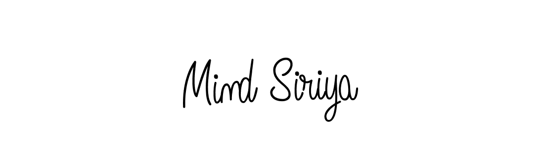 Check out images of Autograph of Mind Siriya name. Actor Mind Siriya Signature Style. Angelique-Rose-font-FFP is a professional sign style online. Mind Siriya signature style 5 images and pictures png