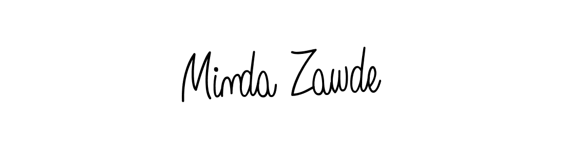 How to Draw Minda Zawde signature style? Angelique-Rose-font-FFP is a latest design signature styles for name Minda Zawde. Minda Zawde signature style 5 images and pictures png