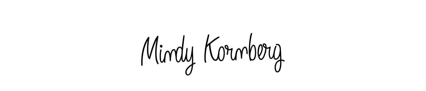 How to make Mindy Kornberg signature? Angelique-Rose-font-FFP is a professional autograph style. Create handwritten signature for Mindy Kornberg name. Mindy Kornberg signature style 5 images and pictures png