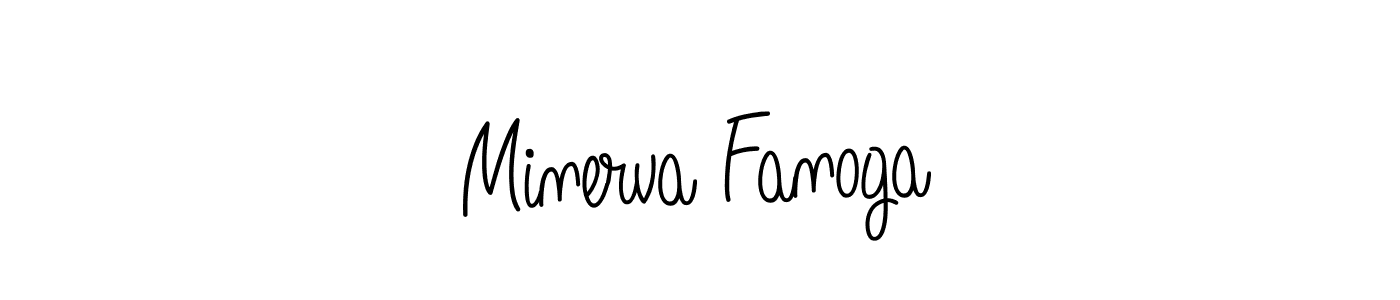 Once you've used our free online signature maker to create your best signature Angelique-Rose-font-FFP style, it's time to enjoy all of the benefits that Minerva Fanoga name signing documents. Minerva Fanoga signature style 5 images and pictures png