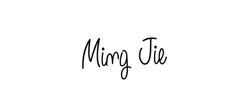 if you are searching for the best signature style for your name Ming Jie. so please give up your signature search. here we have designed multiple signature styles  using Angelique-Rose-font-FFP. Ming Jie signature style 5 images and pictures png