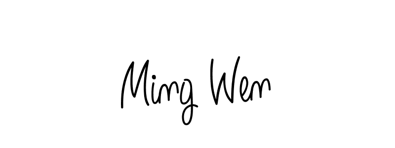 Make a short Ming Wen signature style. Manage your documents anywhere anytime using Angelique-Rose-font-FFP. Create and add eSignatures, submit forms, share and send files easily. Ming Wen signature style 5 images and pictures png