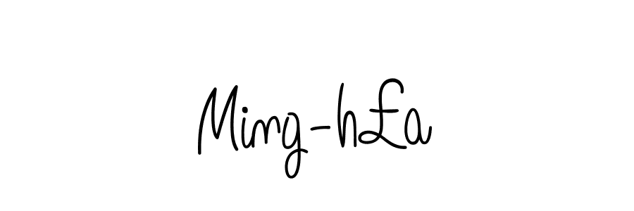 You should practise on your own different ways (Angelique-Rose-font-FFP) to write your name (Ming-h£a) in signature. don't let someone else do it for you. Ming-h£a signature style 5 images and pictures png