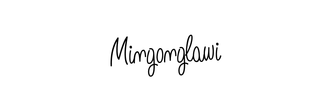Mingonglawi stylish signature style. Best Handwritten Sign (Angelique-Rose-font-FFP) for my name. Handwritten Signature Collection Ideas for my name Mingonglawi. Mingonglawi signature style 5 images and pictures png