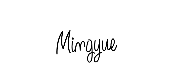 Also we have Mingyue name is the best signature style. Create professional handwritten signature collection using Angelique-Rose-font-FFP autograph style. Mingyue signature style 5 images and pictures png