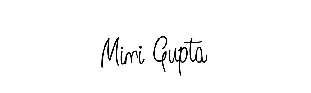 Make a short Mini Gupta signature style. Manage your documents anywhere anytime using Angelique-Rose-font-FFP. Create and add eSignatures, submit forms, share and send files easily. Mini Gupta signature style 5 images and pictures png