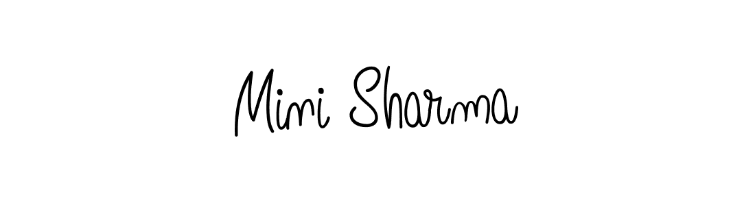 Also we have Mini Sharma name is the best signature style. Create professional handwritten signature collection using Angelique-Rose-font-FFP autograph style. Mini Sharma signature style 5 images and pictures png