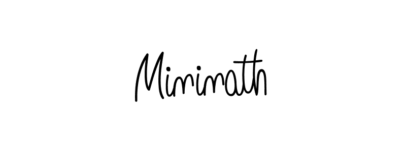 How to make Mininath name signature. Use Angelique-Rose-font-FFP style for creating short signs online. This is the latest handwritten sign. Mininath signature style 5 images and pictures png