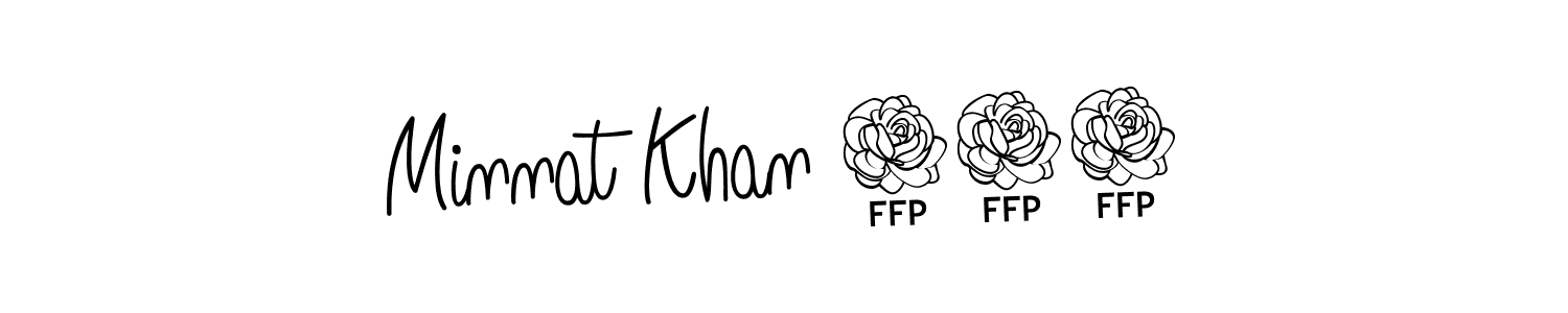 Once you've used our free online signature maker to create your best signature Angelique-Rose-font-FFP style, it's time to enjoy all of the benefits that Minnat Khan 007 name signing documents. Minnat Khan 007 signature style 5 images and pictures png