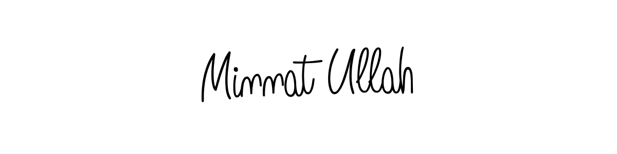 Make a short Minnat Ullah signature style. Manage your documents anywhere anytime using Angelique-Rose-font-FFP. Create and add eSignatures, submit forms, share and send files easily. Minnat Ullah signature style 5 images and pictures png