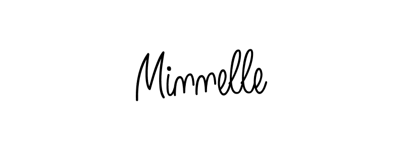Once you've used our free online signature maker to create your best signature Angelique-Rose-font-FFP style, it's time to enjoy all of the benefits that Minnelle name signing documents. Minnelle signature style 5 images and pictures png